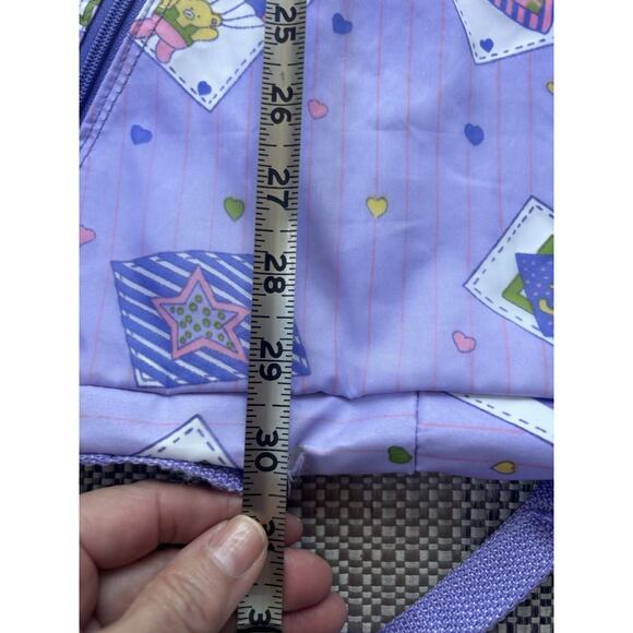 Vintage 90's Y2K Dance Travel Garment Bag Duffel Toiletry Zipper Purple Girls - Picture 6 of 11